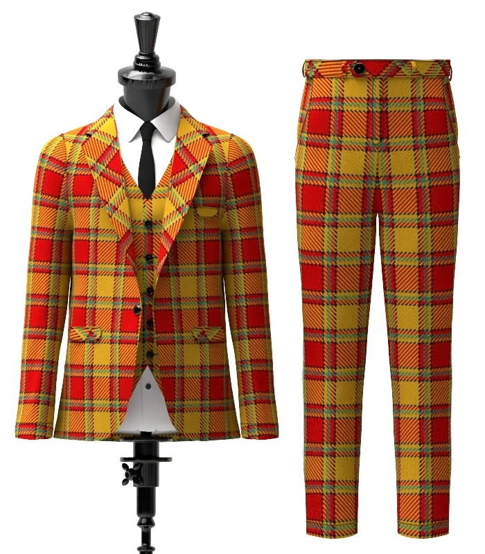 Scrymgeour Tartan Suit Front Scrymgeour Tartan Suit Front