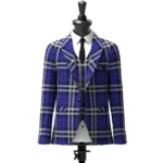 Shalom Tartan Jacket Front