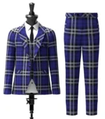 Shalom Tartan Suit Front