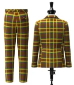 Shannon Tartan Suit Back