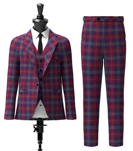 Shields, J & Family Tartan Suit Front