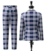 Sibbald Blue Tartan Back