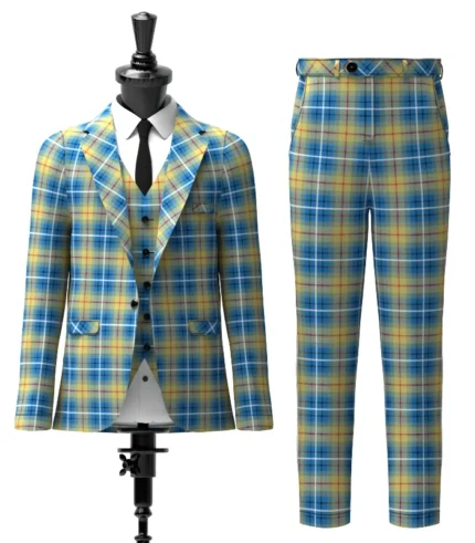 Sir Sean Connery Commemorative Tartan Suit Front