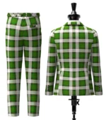 Spanish Shirt Tartan Suit Back