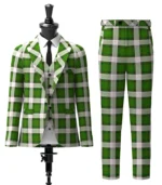 Spanish Shirt Tartan Suit Front