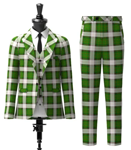 Spanish Shirt Tartan Suit Front