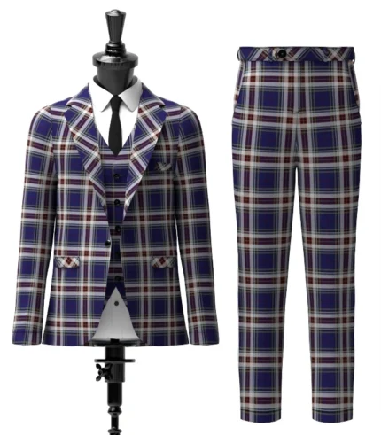 Spirit of Loch Tay Tartan Suit Front