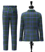 St Andrew Tartan Suit Back