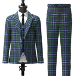 St Andrew Tartan Suit Front
