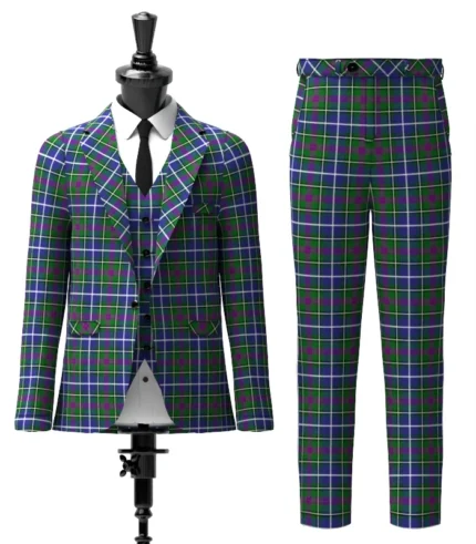 St Andrew Tartan Suit Front