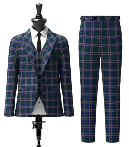 St Andrews, University of Tartan Suit Front