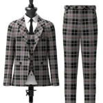 Thompson, Grey Tartan Suit Front