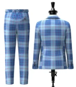 Thorburn Tartan Suit Back