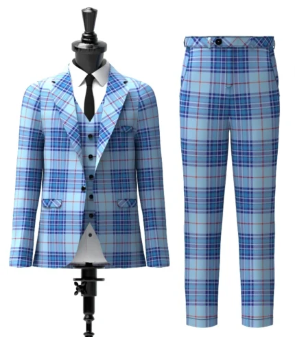 Thorburn Tartan Suit Front