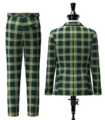 Todd Tartan Suit Back