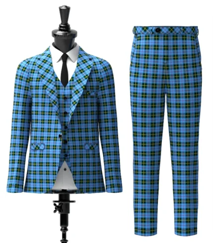 Town of Kirkland Lake Tartan Suit Front
