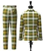 Tully, Andrew Michael & Family Tartan Suit Back