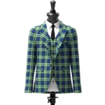 Tweedside Hunting Tartan Jacket Front