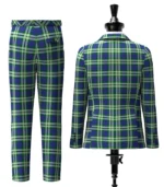 Tweedside Hunting Tartan Suit Back