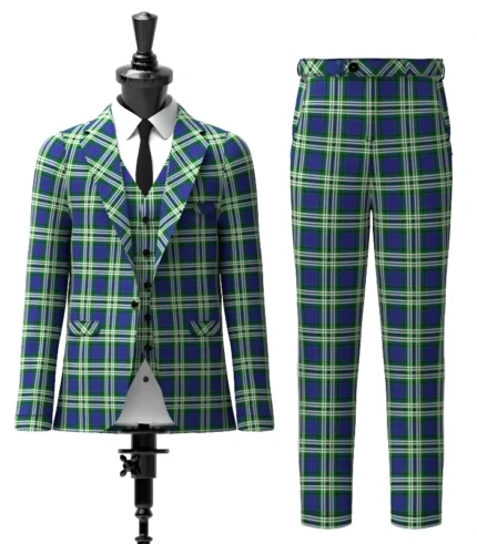 Tweedside Hunting Tartan Suit Front
