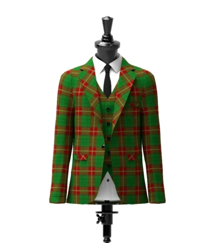 Ulster Red Tartan Jacket Front