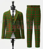 Ulster Red Tartan Suit Front
