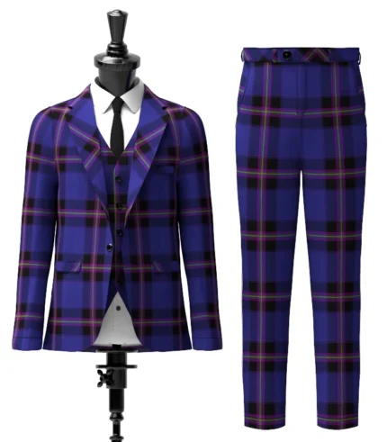 Ulster Scots Tartan Suit Front