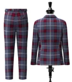 University of Edinburgh Tartan Suit Back