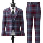 University of Edinburgh Tartan Suit Front