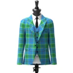 Vance Tartan Jacket Back
