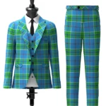 Vance Tartan Suit Front