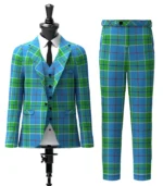 Vance Tartan Suit Front