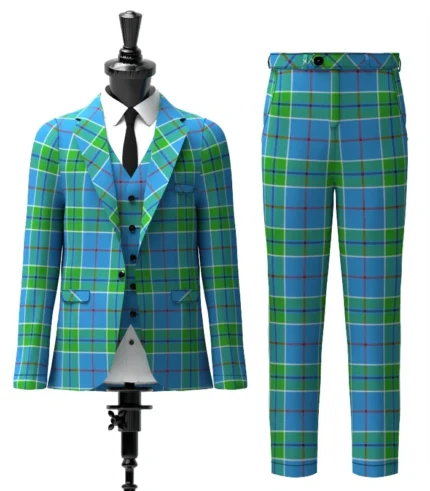 Vance Tartan Suit Front