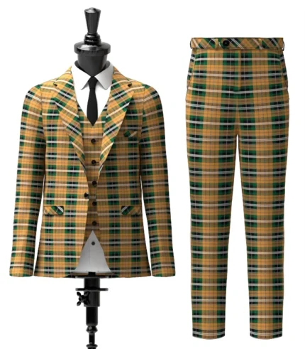 Vaughan Tartan Suit Front