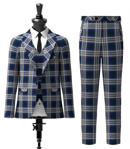 Viking Heritage Tartan Suit front