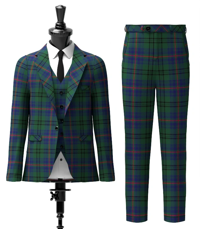 Walker Hunting Tartan Suit Front Walker Hunting Tartan Suit Front
