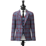 Water of Life Society Tartan Jacket Front