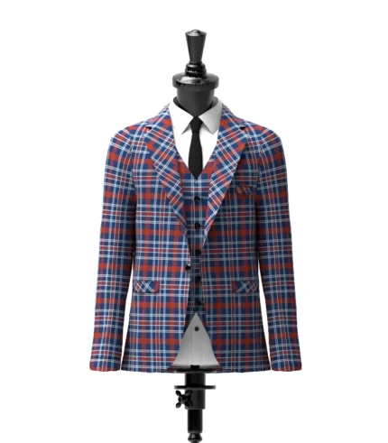 Water of Life Society Tartan Jacket Front