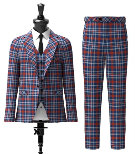 Water of Life Society Tartan Suit Front