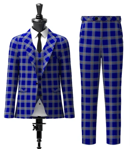 Waugh Tartan Suit Front