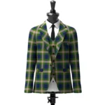 Wells Tartan Jacket Front
