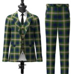 Wells Tartan Suit Front