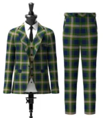 Wells Tartan Suit Front