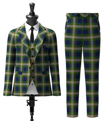 Wells Tartan Suit Front