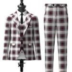 Whitehead, E Tartan Suit Front