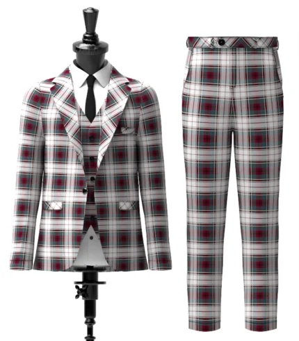 Whitehead, E Tartan Suit Front