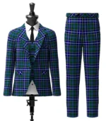 Wishart Hunting Tartan Suit Front