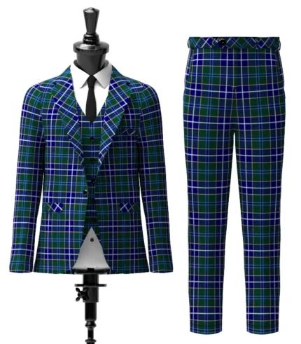 Wishart Hunting Tartan Suit Front