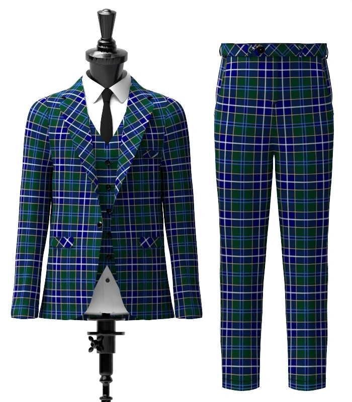 Wishart Hunting Tartan Suit Front Wishart Hunting Tartan Suit Front