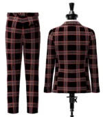 Witches of Scotland Tartan Suit Back
